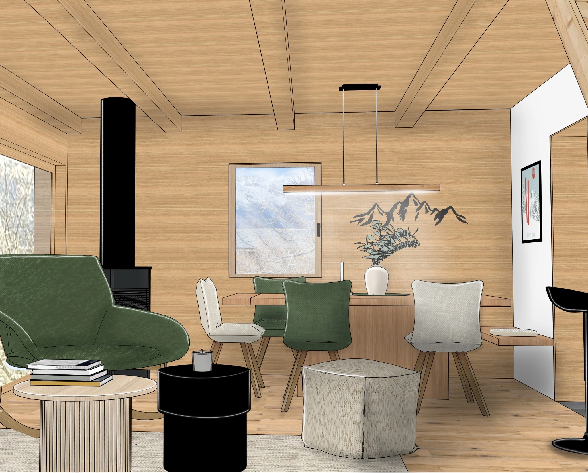 Rénovation d'un mayen en Valais