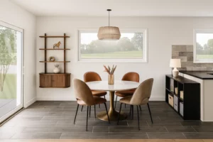 Séjour projet architecture intérieur à Lausanne (VD)